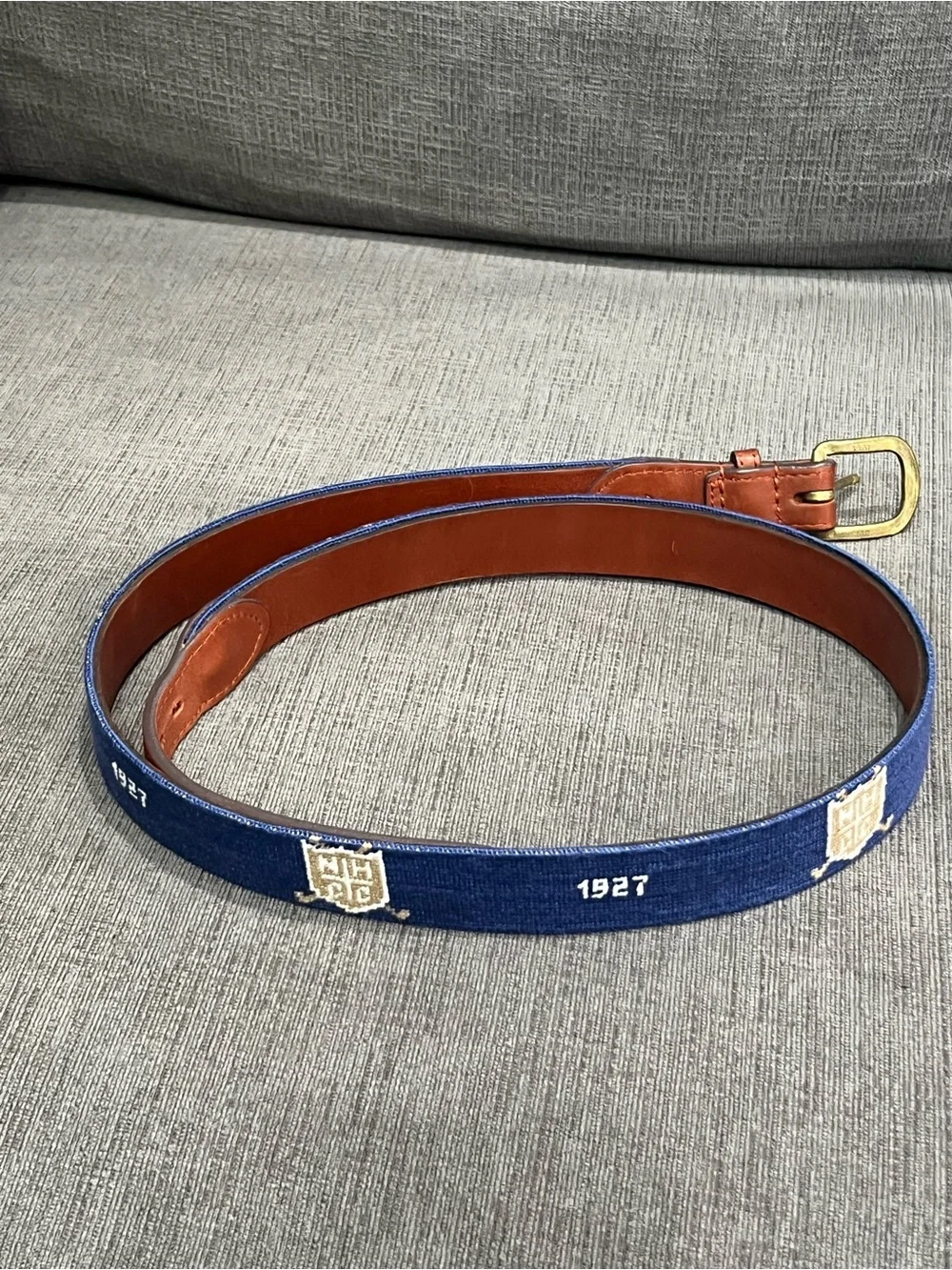 Smathers & Branson Needlepoint Belt 42